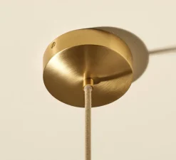 Suspension, Songe Grand Modèle, Rabane, Laiton, Ø80cm, H20cm - Sarah Lavoine