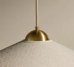 Suspension, Songe Petit Modèle, Coton, Laiton, Ø60cm, H20cm - Sarah Lavoine