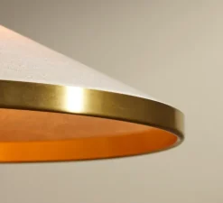 Suspension, Songe Petit Modèle, Coton, Laiton, Ø60cm, H20cm - Sarah Lavoine