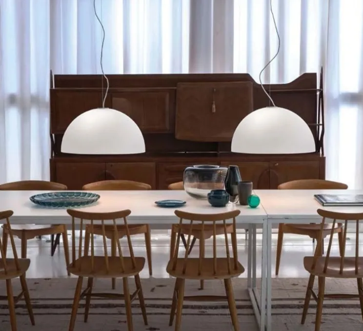 Suspension, Sonora 490, blanc, or, Ø90cm, H45cm - OLUCE