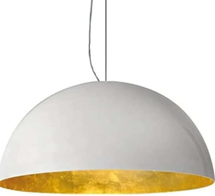 Suspension, Sonora 490, blanc, or, Ø90cm, H45cm - OLUCE