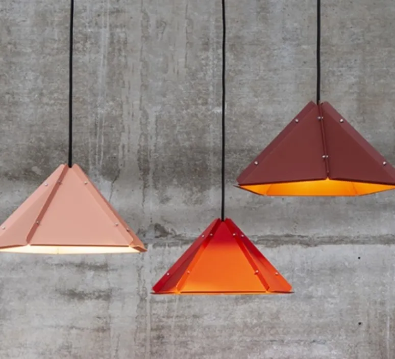 Suspension*DARK Suspension, Soyuz, , Ø35cm, H19cm - rouge terracotta