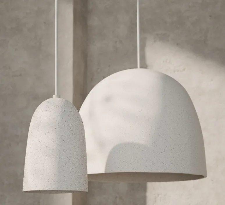 Suspension*Ferm Living Suspension, Speckle Small, , Ø11,6cm, H18,3cm - blanc cassé
