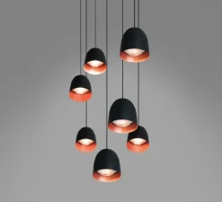 Suspension*B.lux Suspension, Speers, , H11,5cm - B-LUX noir, cuivre