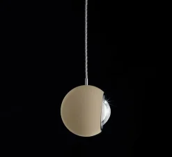 Suspension, Spider sans rosace, champagne mat, LED, 2700K, 1280 lm, Ø12cm, H13cm - Lodes