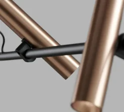 Suspension*Light Point Suspension, Spirit S1000, noir, , LED, 2700K, 1650lm, L100cm, H100cm - rose doré