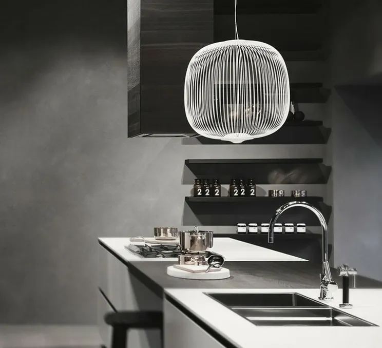 Suspension, Spokes 2, blanc, LED, 2700K, 4080lm, Ø52cm, H52,5cm - Foscarini