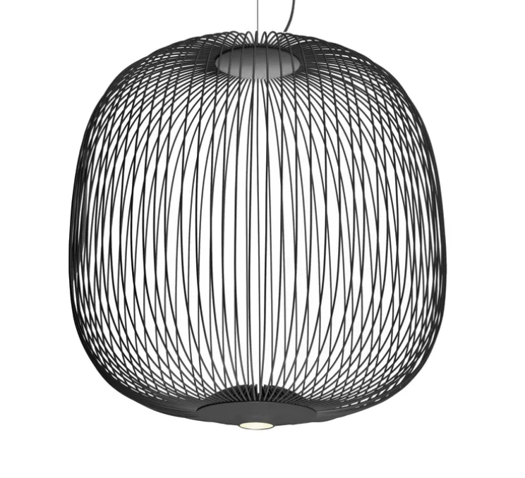 Suspension, Spokes 2, graphite, LED, 2700K, 4080lm, Ø52cm, H52,5cm - Foscarini