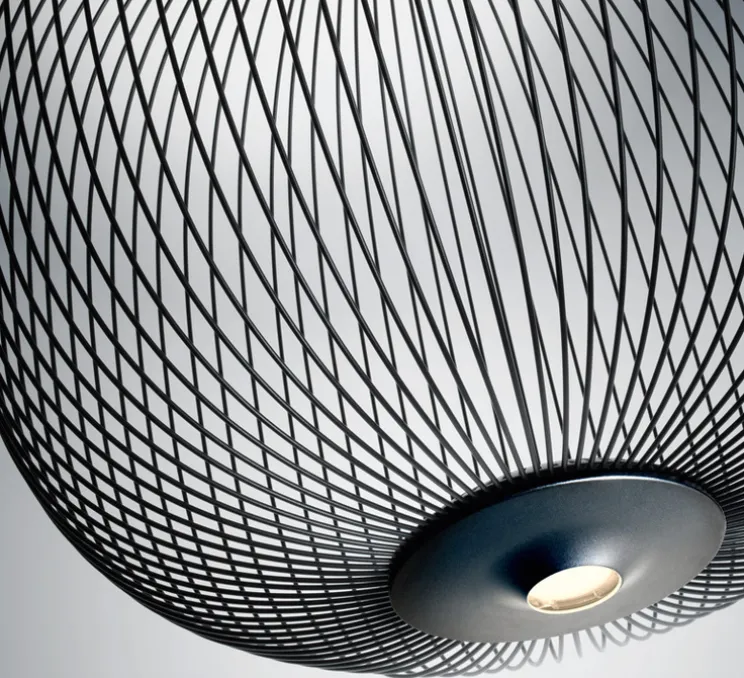 Suspension, Spokes 2, graphite, LED, 2700K, 4080lm, Ø52cm, H52,5cm - Foscarini