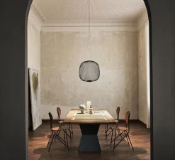 Suspension, Spokes 2 Piccola, non variable, noir, LED, 2700K, 4080lm, Ø34cm, H35cm - Foscarini