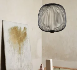 Suspension, Spokes 2 Piccola, non variable, noir, LED, 2700K, 4080lm, Ø34cm, H35cm - Foscarini