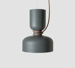 Suspension, Spotlight Volumes, A/C, gris avocat, Ø27cm, H35cm - A-N-D