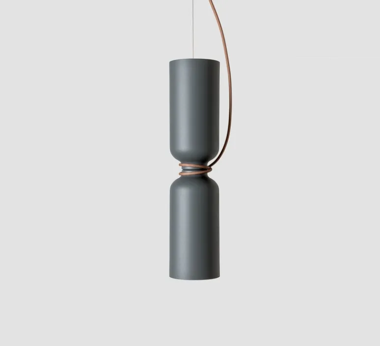 Suspension*A-N-D Suspension, Spotlight Volumes, D/D, , Ø14cm, H60cm - gris avocat