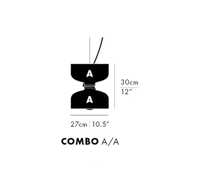 Suspension*A-N-D Suspension, Spotlight Volumes, A/A, , Ø27cm, H30cm - noir mat