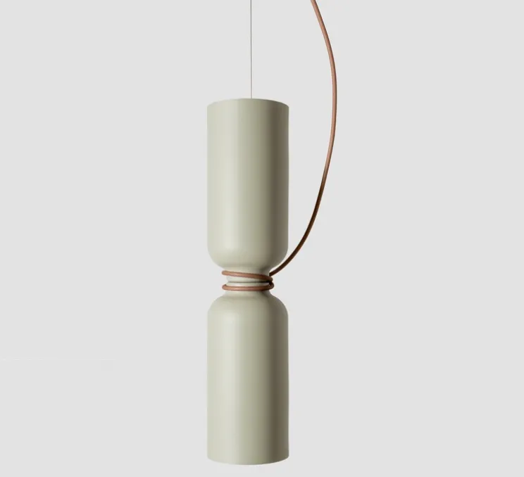 Suspension, Spotlight Volumes, D/D, marron sauge, Ø14cm, H60cm - A-N-D