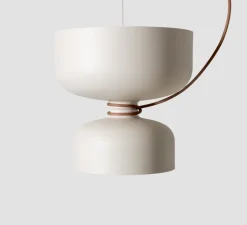 Suspension*A-N-D Suspension, Spotlight Volumes, A/B, , Ø36cm, H35cm - blanc vanille