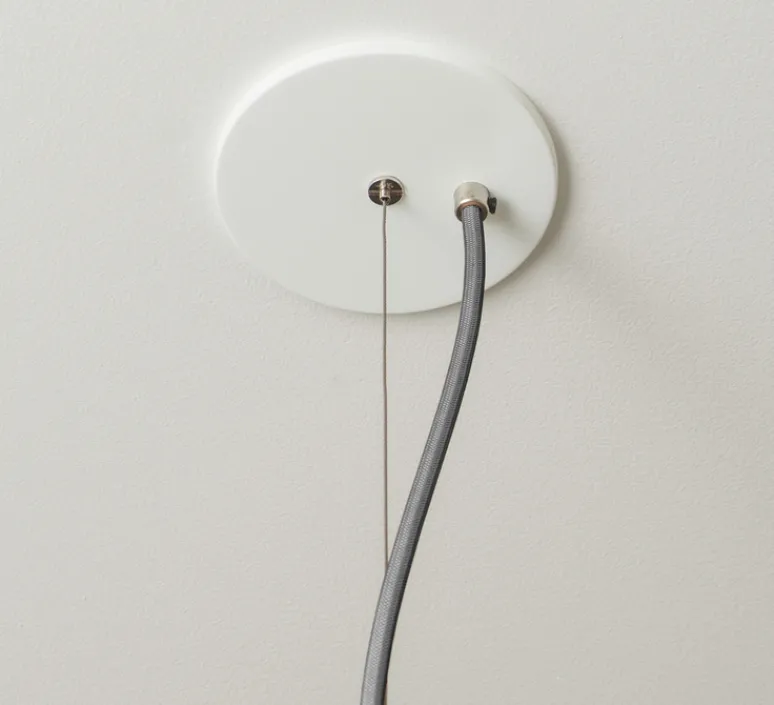 Suspension*A-N-D Suspension, Spotlight Volumes, A/B, , Ø36cm, H35cm - blanc vanille