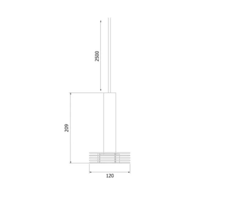 Suspension*Zero Suspension, Sprinkle D120, , Ø12cm, H20,9cm - noir