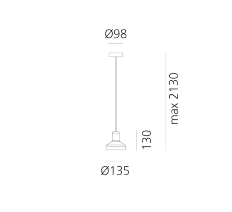 Suspension, Stablight, aquamarine, Ø13,5cm, H13cm - Artemide