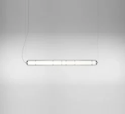 Suspension*LEUCOS Suspension, Stacking S, , LED, dim, 2700K, 3262 lm, L120cm, H10cm - transparent