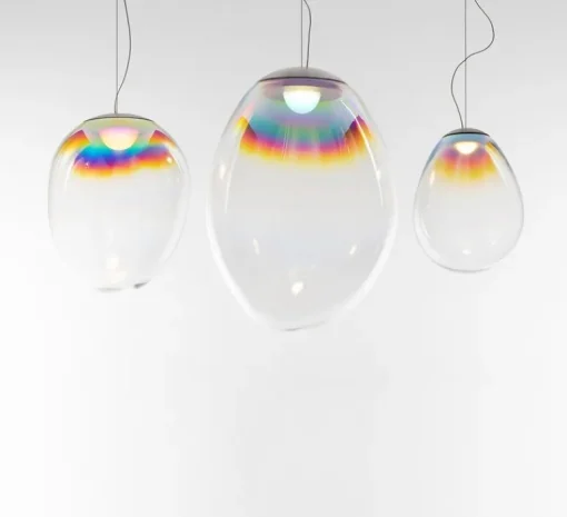 Suspension*Artemide Suspension, Stellar Nebula 30, , LED, dim, 3000K, 1750 lm, Ø30cm, H37cm - iridescent