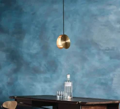 Suspension, Sterling, laiton, L17cm, H17cm - Rubn