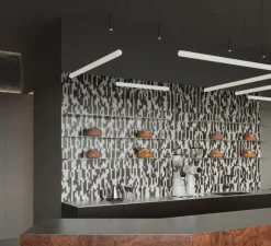 Suspension*Slide Suspension, Stiletto X, , LED, dim, 2700K, 1200 lm, L80cm, H5cm - blanc