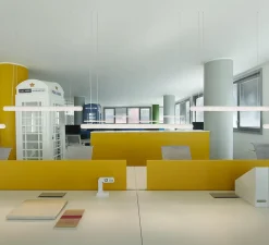 Suspension*Slide Suspension, Stiletto X, , LED, dim, 2700K, 1200 lm, L80cm, H5cm - blanc