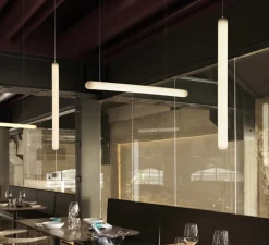 Suspension*Slide Suspension, Stiletto Y, , LED, dim, 2700K, 750 lm, L6cm, H80cm - blanc