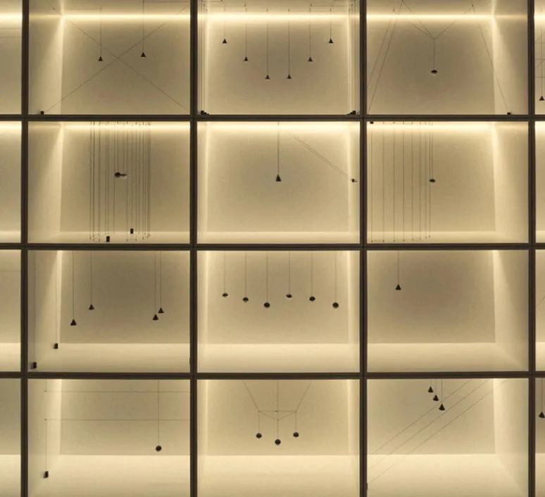 Suspension*Flos Suspension, String Light (cone, 12m, rosace), , LED, 2700K, 1033lm, Ø19cm, H16cm - noir