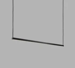 Suspension, Stripe S2000, noir, LED, 2700K, 2970lm, L200cm, H4,5cm - Light Point