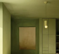 Suspension, Stucco No. 3, vert pistache, Ø10,5cm, H18,5cm - Schneid