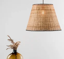 Suspension*Faro Suspension, Sumba, , Ø56cm, H36cm - noir, rotin