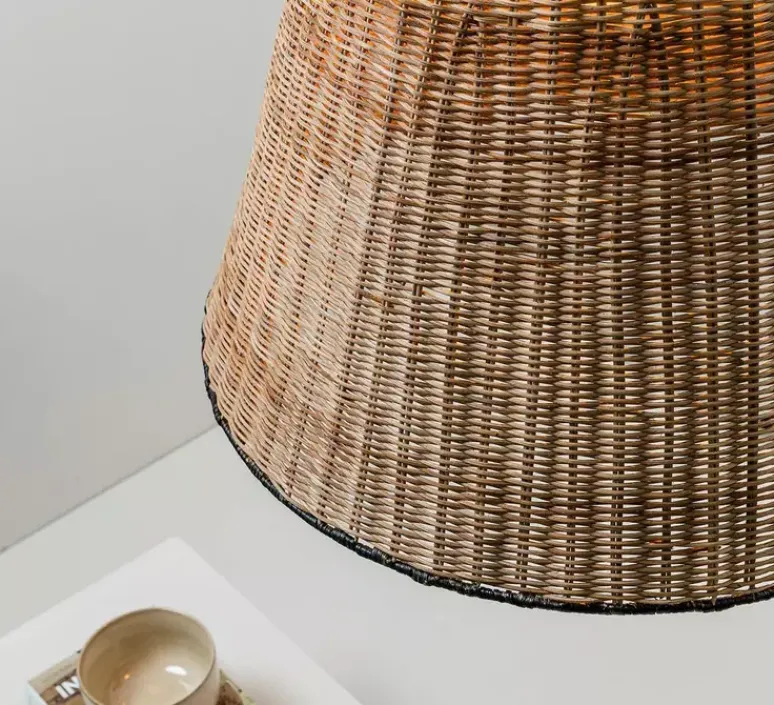 Suspension*Faro Suspension, Sumba, , Ø56cm, H36cm - noir, rotin