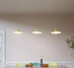 Suspension, Swing Pastel, vert prairie, Ø30cm, H11,1cm - Creative Cables