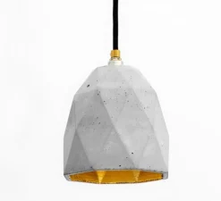 Suspension, [T1], gris, or, Ø15cm, H15cm - GANTLights