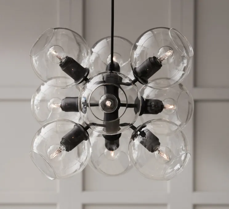 Suspension, TAGE 50, noir, transparent, Ø45cm, H37cm - Cobankeryd