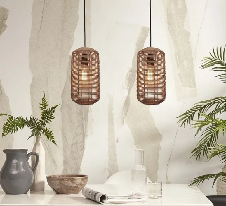 Suspension*Good&Mojo Suspension, Tanami Tube L, , Ø18cm, H35cm - naturel