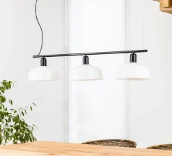 Suspension, Tatawin, linéaire M, blanc, L100cm, H210cm - Faro