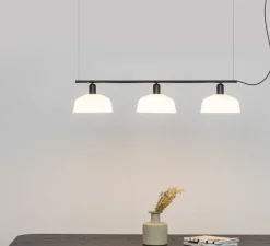 Suspension, Tatawin, linéaire M, blanc, L100cm, H210cm - Faro