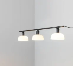 Suspension, Tatawin, linéaire S, blanc, L100cm, H210cm - Faro