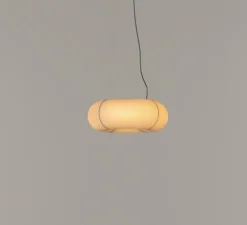 Suspension, Tekio Circular P4, papier Washi, LED, dim, 2200-2700K, 3050 lm, Ø69cm, H25cm - Santa & Cole