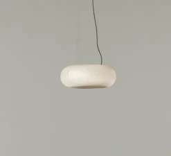 Suspension, Tekio Circular P4, papier Washi, LED, dim, 2200-2700K, 3050 lm, Ø69cm, H25cm - Santa & Cole