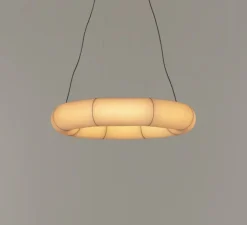 Suspension*Santa & Cole Suspension, Tekio Circular P8, , LED, dim, 2200-2700K, 8084 lm, Ø140cm, H25cm - papier Washi