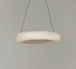 Suspension*Santa & Cole Suspension, Tekio Circular P8, , LED, dim, 2200-2700K, 8084 lm, Ø140cm, H25cm - papier Washi
