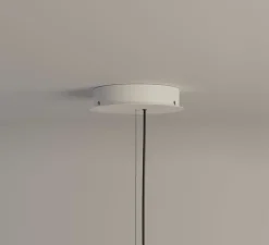 Suspension, Tekio Horizontal P4, circular canopy, papier Washi, LED, dim Dali, 2200-2700K, 4067 lm, L226cm, H25cm - Santa & Cole