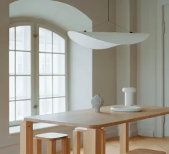 Suspension, Tense, Blanc, 2700K, 2000lm, Ø90 cm, H15cm -New Works