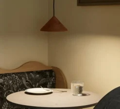 Suspension*Mater Suspension, Terra, , Ø17,5cm, H11cm - rouge rouille, marc de café recyclé