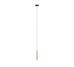 Suspension, Tibur 50, travertin, LED 3000K, 500lm, Ø6cm, H50cm - Nedgis
