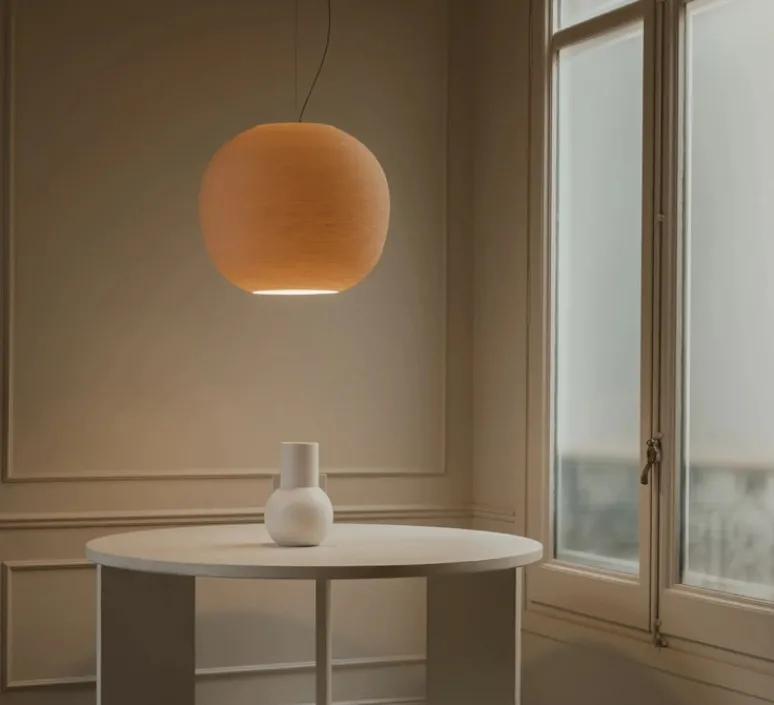 Suspension*Faro Suspension, Tierra 500, , Ø50cm, H42,6cm - naturel